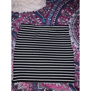 Black and White pencil skirt